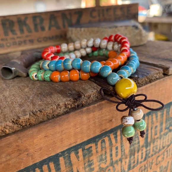 ✨BOHO CERAMIC BEAD MULTI WRAP BRACELET✨ - Picture 5 of 7